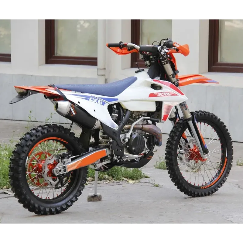 دراجة سباق نارية صينية محرك تبريد بالماء على الطرق الوعرة دراجة ترابية 450cc Enduro دراجة نارية