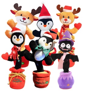 Nhảy múa hướng dương hát nói chuyện lắc phát sáng đồ chơi tương tác lặp đi lặp lại những gì bạn nói điện đồ chơi sang trọng món quà sinh nhật - Product Image 4