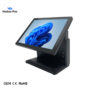 Dual 15.6 Inch Touch Screen Pos System <strong>Windows</strong> Pos <strong>Computer</strong> for Point of Sale Cash Register Terminal - Product Image 2