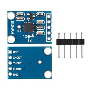 Aismartlink ADXL335 3-Achsen-Beschleunigungsmesser Winkel wandlers ensor GY-61 Modul Analoga usgang 3-5V - Product Image 5