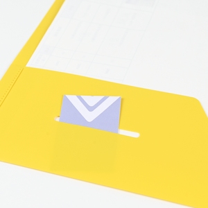 <strong>A4</strong> A5 B5 Durable <strong>Document</strong> <strong>Folder</strong> 0.5mm Thick PP Cover Waterproof Wear Resistant Two Pockets Custom Logo - Product Image 5