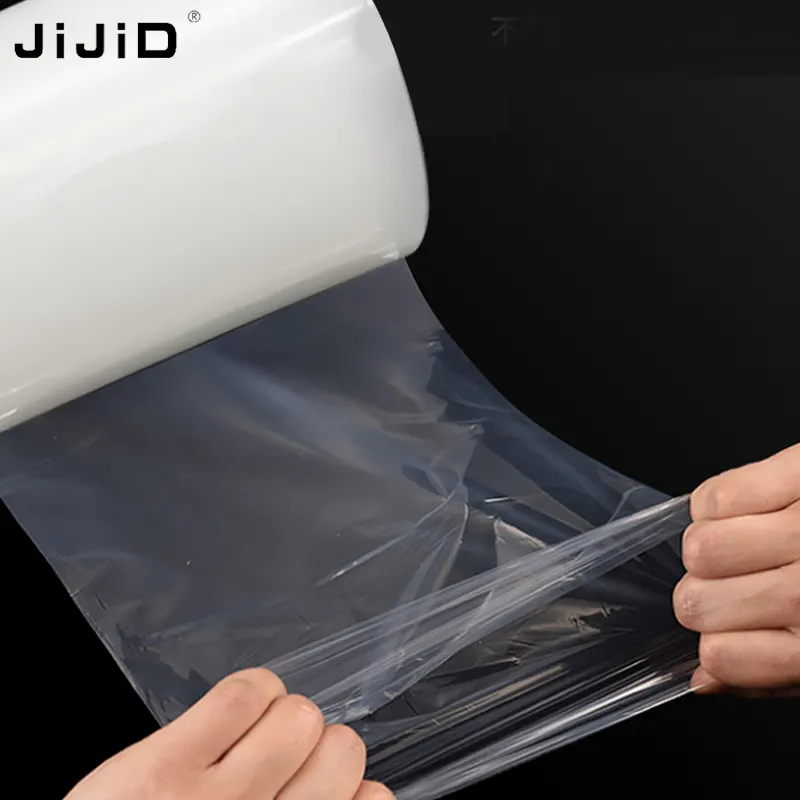 JiJiDレイフラットポリチューブカスタムポリバッグ連続ロールのポリエチレンスリーブ包装