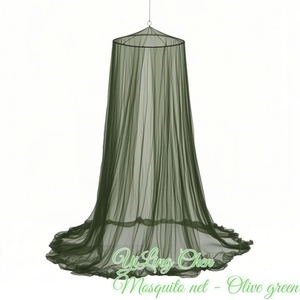 CHINESE FACTORY GOOD QUALITY BEST PRICE OLIVE GREEN DRAB QUADRATE RECTANGULAR CIRCULAR CONICAL <strong>ROUND</strong> MOSQUITO <strong>NETS</strong> - Product Image 5