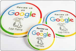 NFC chip Acrylic bảng nhãn dán bảng nhà hàng menu Facebook Google xem lại thẻ QR Mã phương tiện truyền thông xã hội xem xét Thẻ NFC - Product Image 3