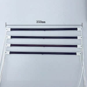SK15 1000W IRランプヒーター230V 400mmルビークォーツチューブ短波赤外線エミッター240Vおよび380V用ブローマシン用