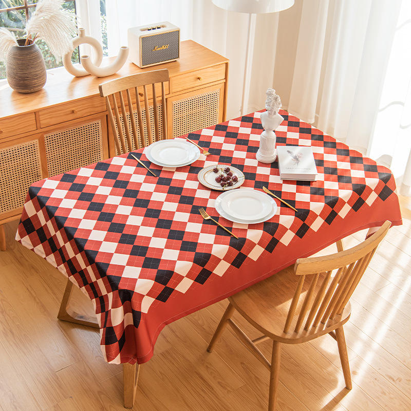 Patrón de Año Nuevo - Negro y Rojo