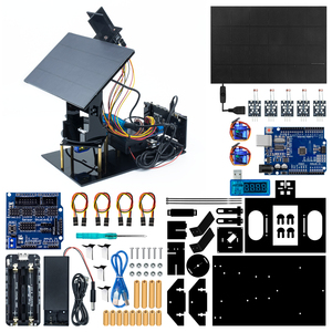 LAFVIN güneş takip kiti çift eksenli DIY eğitici oyuncak güneş izci sistemi Arduino için
