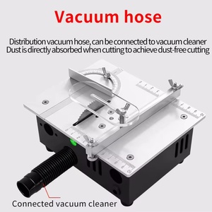 Çok fonksiyonlu masa testere elektrikli masaüstü testere küçük ev DIY kesme aracı ahşap tezgah torna Mini masa testere - Product Image 5