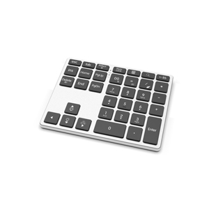 Mini teclado BT inalámbrico de entrada de datos externos de 35 teclas para tableta y portátil Función de panel táctil Interruptores de teclado digital - Product Image 2