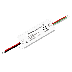 V2-M V2-W 2CH * 1/2.5A 12-24VDC สีคู่ไฟ LED มินิ RF แรงดันคงที่ CCT ควบคุม3A สูงสุด/เอาต์พุต5A สำหรับแถบไฟ LED - Product Image 1
