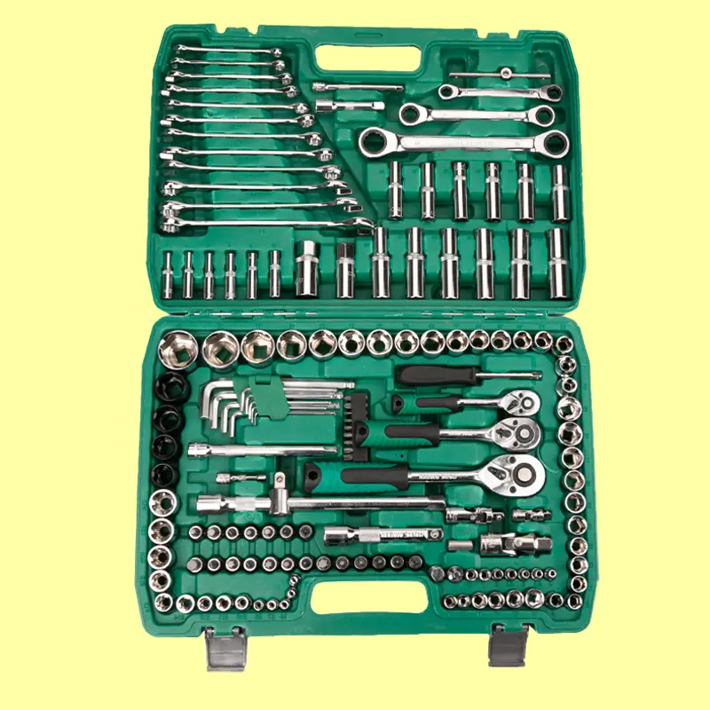 Factory Price 151Pcs Household Tool Set Auto Repair Kit Socket Wrench Set