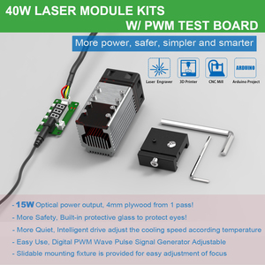 Набор головок для лазерного гравера NEJE A40640, 80 Вт, 2 лазерных луча - Product Image 6