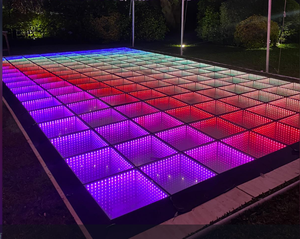 Không dây DMX Matte nam châm <span class=keywords><strong>LED</strong></span> Top ánh sáng sàn nhảy cho bar Đảng thiết bị RGB sàn nhảy đèn sân khấu - Product Image 5