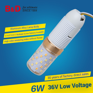 หลอดข้าวโพด LED อัจฉริยะ6W, หลอดไฟสามสาย36V DC 12V 24V 36V 36V ไส้หลอด LED ปลาย805e หลอดไฟทะเล - Product Image 2