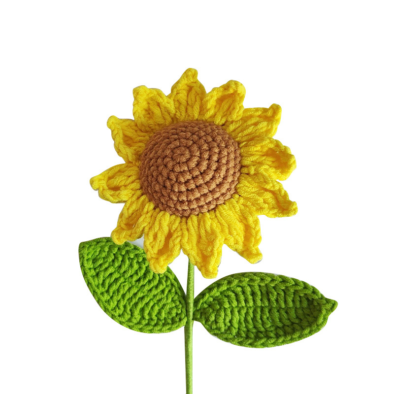 crochet sunflower