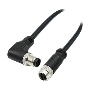 Cavi medici schermati M12 a 5 Pin con codice K da maschio a femmina fili elettrici dritti per uso medico - Product Image 1
