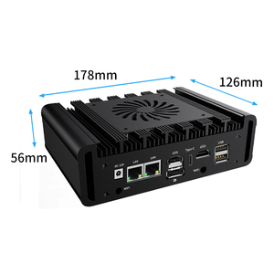 BKHD OEM Fan Design G31F MINI Box PC FCBGA1744 Intel Core I3-1215U 2*LAN 2*COM RS232 RS485 DDR5 Embedded Industrial <strong>Computer</strong> X86 - Product Image 5