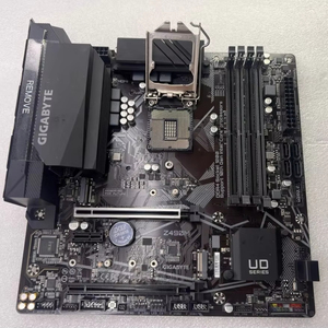 กิกะไบต์ Z490M เมนบอร์ดสำหรับเล่นเกม X LGA 1200 Micro-ATX Desktop motherboard DDR4 Intel Chipset SATA อินเตอร์เฟซฮาร์ดไดรฟ์มือสอง - Product Image 1