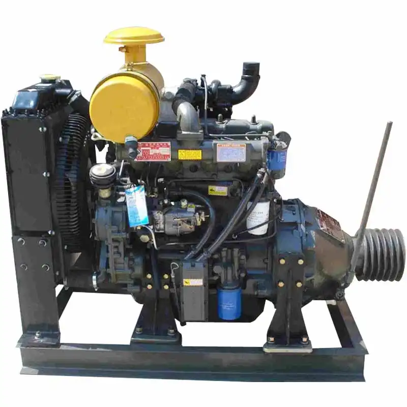 Motor diesel personalizado, motor diesel 60 70 75 80 90 100hp ricardo r4105 4108 com embreagem para agricultura bomba de água diesel