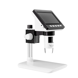 Pantalla Lcd de 4,3 pulgadas de alta calidad, microscopio electrónico de mesa de 8 luces Led, cámara Digital para microscopio - Product Image 1