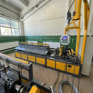 Factory Iron Wire <strong>Net</strong> Making <strong>Machine</strong> Chain Link Fence Price Core Components Bearing and Motor Wire Mesh Making <strong>Machines</strong> - Product Image 5