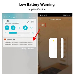 IoT Smart Home <strong>Automation</strong> <strong>System</strong> Tuya App Remote Control Wireless Door Magnetic Contact WiFi Door Window Entry Alarm <strong>Sensor</strong> - Product Image 4