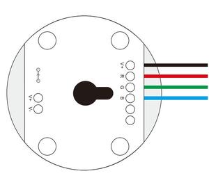 Смарт-приложение RGB светодиодный контроллер 12-24 в Wifi беспроводной контроллер для светодиодной ленты