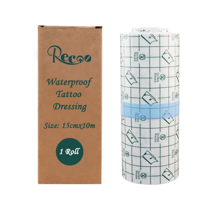 RECOO Upgrade Wasserdichtes transparentes Verband-PU-Filmband, bietet Schutz für kleinere Verbrennungen, Schnitte, Blasen und Abschürfungen