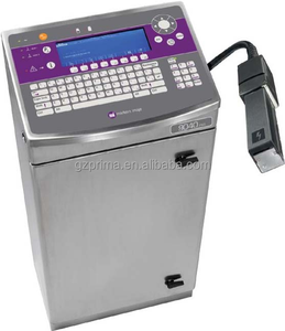 Markem Imaje 9040 Impresora de inyección de tinta CIJ continua 70 micras IP65 Codificador de fecha de caducidad industrial para línea de producción de alimentos de cerveza con cable - Product Image 1