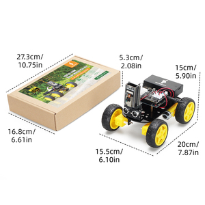 Tscinbuny Robot für ESP32 Cam IoT Smart Car Starter Kit für WIFI Wireless 4WD Kit Zieh roboter Roboter Kompatibel für Arduino Kit