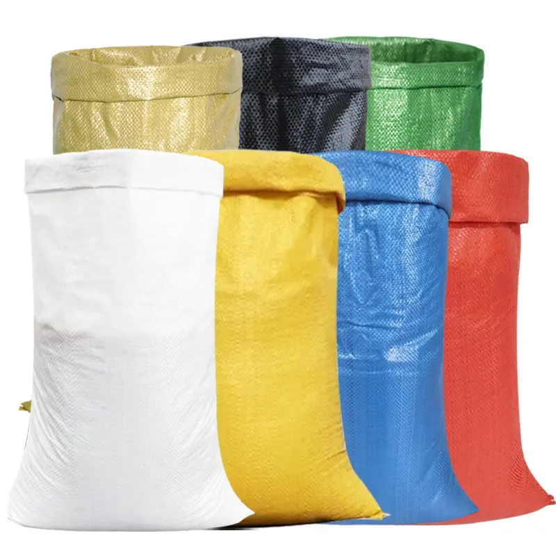 Vente en gros 5kg 25kg 50kg 100kg sac de riz en polypropylène laminé PP tissé sac pour riz maïs blé farine herbe graine