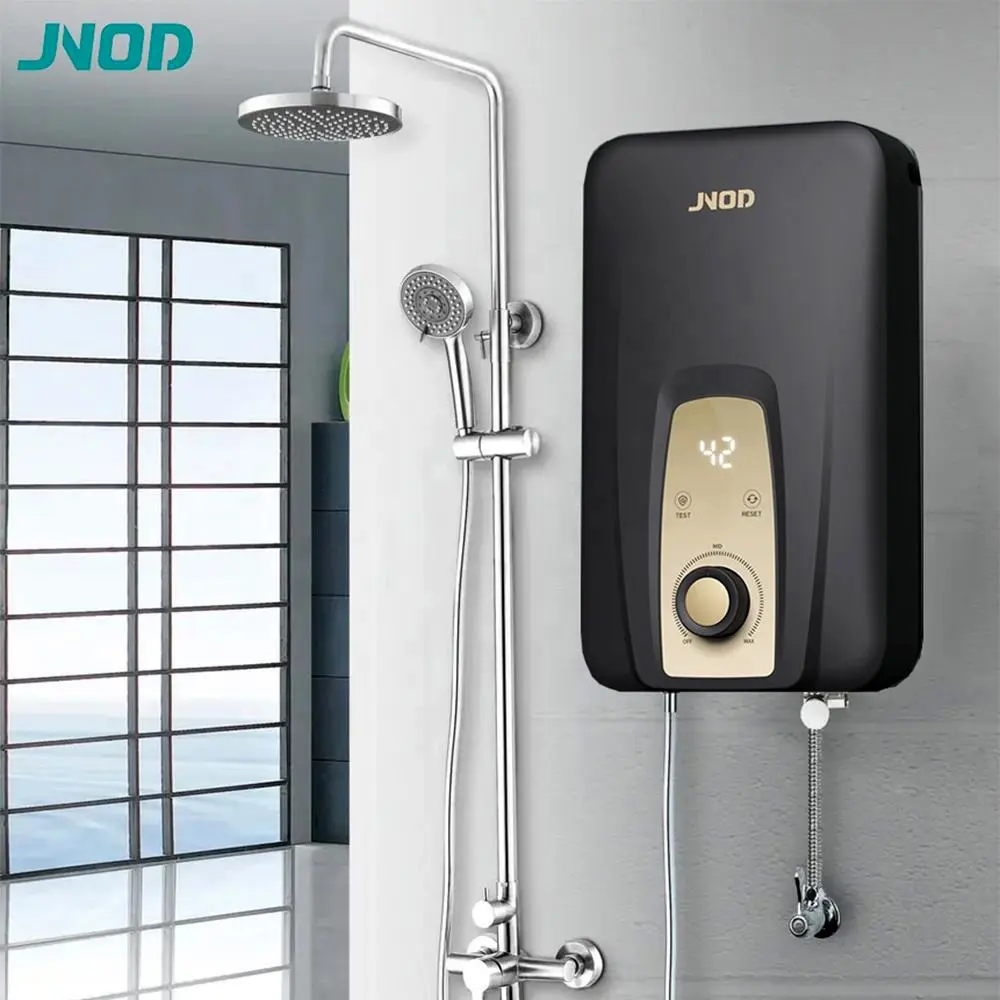 מחממי מים לאמבטיה מיידיים מפלסטיק Jnod לחדר רחצה גייזר חשמלי מיידי 220v