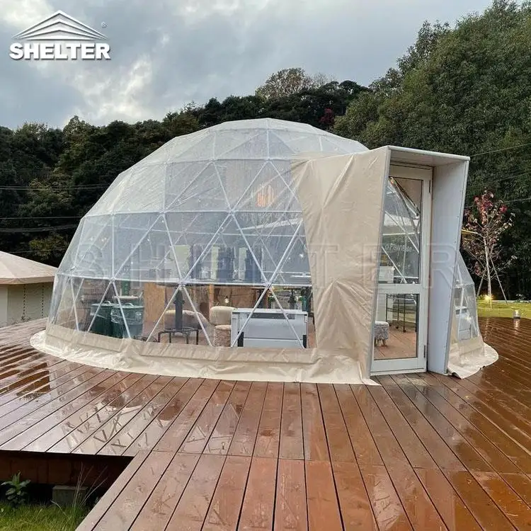 6M Transparante Tuin Iglo Koepel Tent Outdoor Restaurant Geodetische Koepel Clear Iglo Tent Te Koop