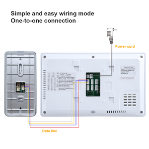 Glomarket 7 pulgadas pantalla Tuya desbloqueo remoto cerradura eléctrica Multi apartamento timbre Video teléfono intercomunicador SISTEMA DE Control de acceso - Product Image 6