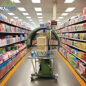 Kunjin JSD-30/50/75/100/120 פס תיבת חבל קשירת מכונת בגדים אריזה תיק מכסת תיק מכונת אריזה קרטון מחיר - Product Image 5