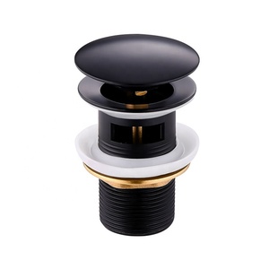 Scarico per lavabo Pop-up scarico per lavabo con o senza troppopieno per lavabo scarico per Pop-up bagno tubo di scarico bacino filtro per rifiuti ottone - Product Image 5