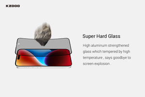 KZDOO for <strong>Apple</strong> IPhone 15 Pro Max Mobile Phone Screen Anti-privacy 0.33mm Full Coverage 9H Toughened Glass Protective <strong>Fil</strong> - Product Image 6