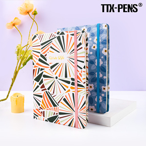 TTX Alta calidad A5 Tapa dura Impresión personalizada Imagen en blanco Cuadernos de sublimación con vendaje - Product Image 6