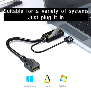 HDMI HDTV a Displayport adattatore con cavo di alimentazione USB2.0 4K 30Hz adattatore HD a DP gioco Computer con cavo di visualizzazione - Product Image 4