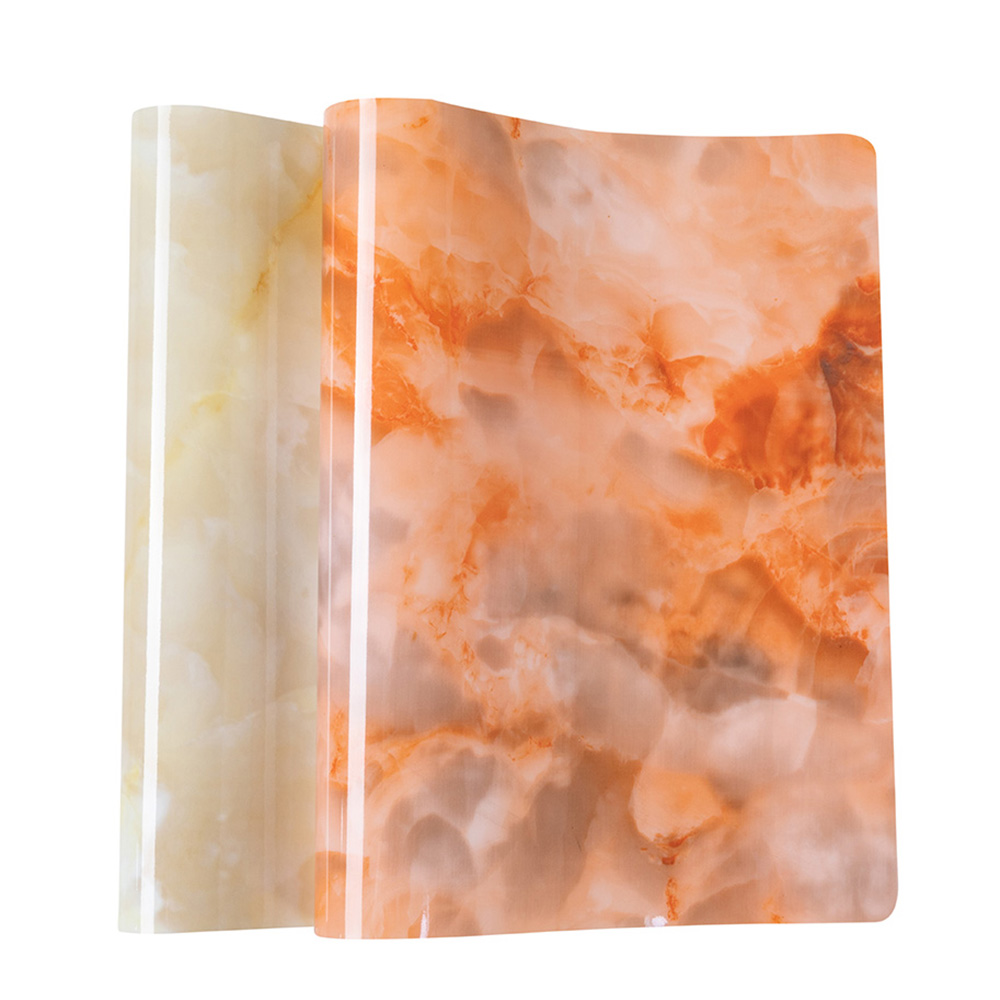 IUIU Fancy 45*30cm Easy Clean Natural PVC Gold Marble Table Mats