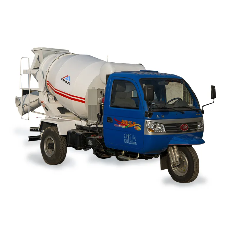 Three wheels XR Manufacturer 1.6m3 small moto concretera concrete mixer truck for sale