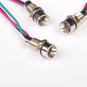 8 mét <span class=keywords><strong>LED</strong></span> tín hiệu ánh sáng 2V-220V DC không thấm nước IP67 Pilot RGB chỉ số ánh sáng với dây - Product Image 1