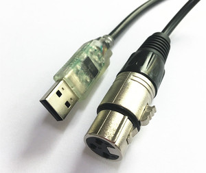 USB-zu-DMX-Schnitts telle adapter RS485-Konverter Seriell 3PIN XLR LED DMX512 Freestyler-Software PC-zu-Stage-Control-Dimmer kabel