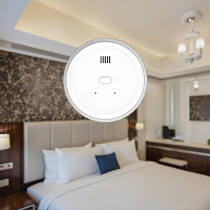 Liên kết khói <span class=keywords><strong>Detector</strong></span> quang điện khói báo động pin Powered báo cháy Dễ dàng cài đặt ABS nhựa - Product Image 6