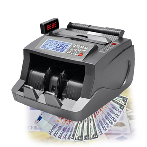 Contador de dinero de valor de denominación mixta 2024 contadora de billetes falsos Contador de efectivo de billetes de valor de carga trasera - Product Image 1