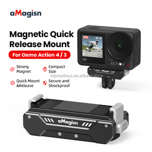 AMagisn Magnetic Quick Release <strong>Mount</strong> Quick Mini Quick Release Camera <strong>Mount</strong> Adapter with 1/4&quot; Screw for Camera OSMO ACTION 4/3 - Product Image 3