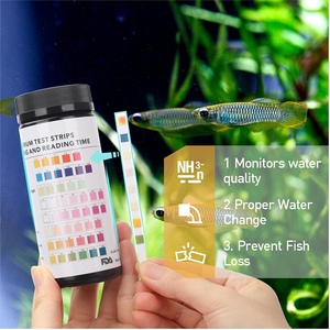Hygger Que Thử Bể Cá 8 Trong 1 Thông Số Kiểm Tra Cá Nước Amoniac Nitrat Rite Độ Cứng Clo Cacbonat Độ PH Của Rễ - Product Image 4