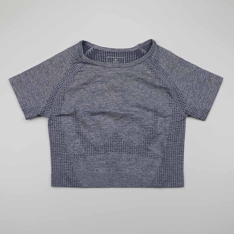 Short sleeve #grey blue