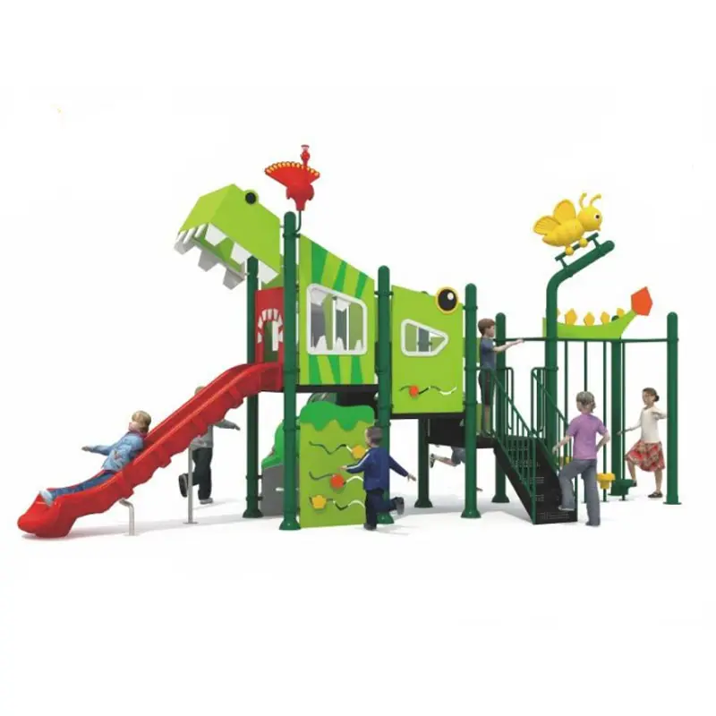 Groothandel Kleurrijke Dieren Vorm Kinderen Spelen Apparatuur Outdoor Commerciële Senior Speeltuin Grote Speeltuin Outdoor Voor Kinderen