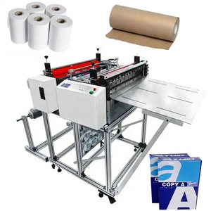 Fabrika masaüstü otomatik 400mm Pu Pvc vinil rulo içine sac kesici kesme makinesi - Product Image 6